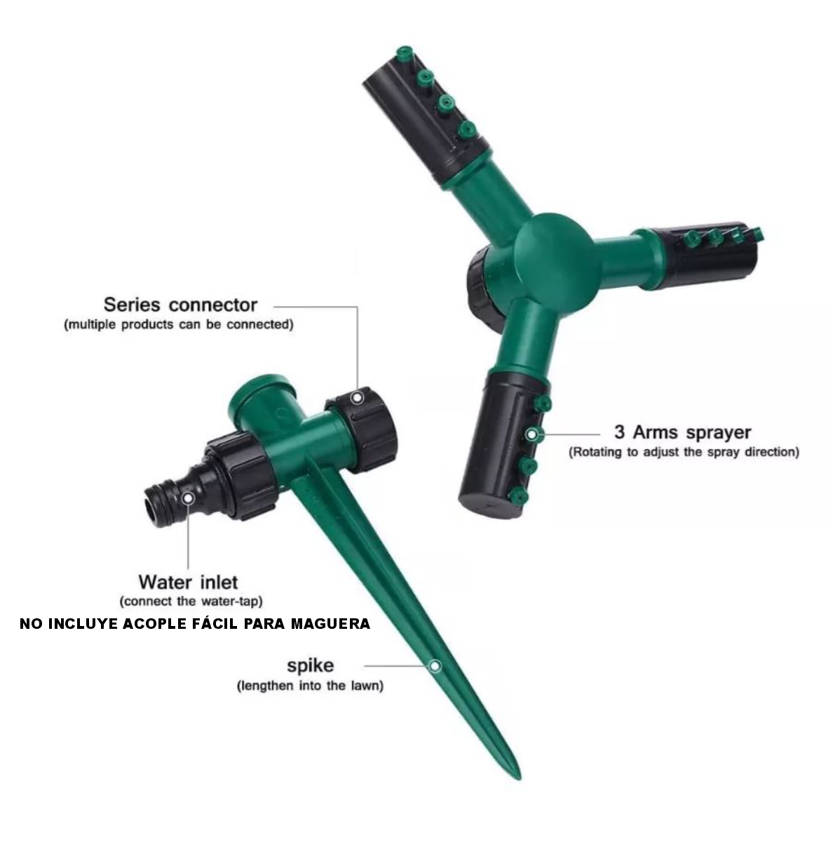 Miniatura 2 de Aspersor riego Césped Y Jardín